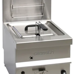 Gas Friteuse - 10 Liter - Tafelmodel - 6500W - 400x600x(H)650mm Direct Beschikbaar