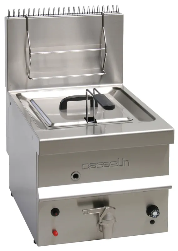 Gas Friteuse - 10 Liter - Tafelmodel - 6500W - 400x600x(H)650mm Direct Beschikbaar