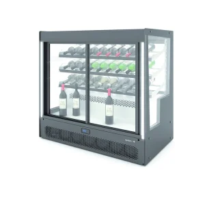 Nieuw Compak Wijn Koelvitrine - Opening aan de Achterzijde en Voorzijde - 1015x620x(H)950mm
