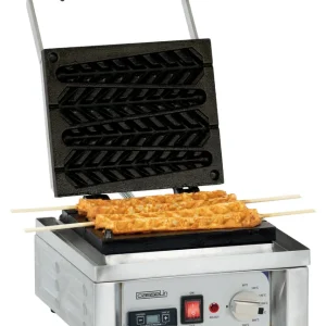 Laatste Kans Lolly Wafelijzer - Wafels op Stok - 4 Stuks - 1600W - 296x415x(H)290mm