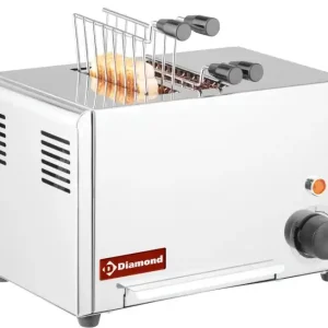 Beperkte Voorraad RVS Toaster - 2 Tangen - 1,3kW - 320x200x(H)225mm