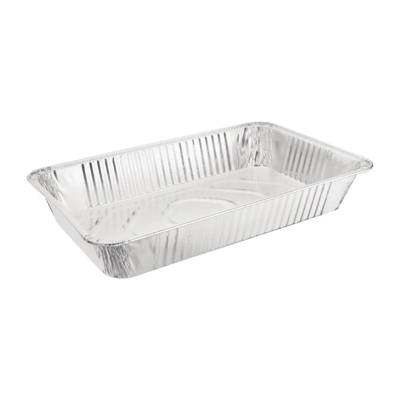 Rechthoekige Aluminium Afhaalbakjes - Per 5 Stuks - Beschikbaar in GN 1/1 en 1/2 Exclusieve Aanbieding