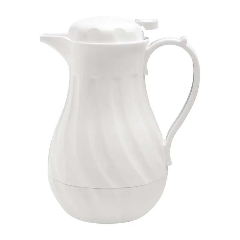 Snelle Levering Swirl Isoleerkan Wit - 2 Liter - Ø182x(H)284mm