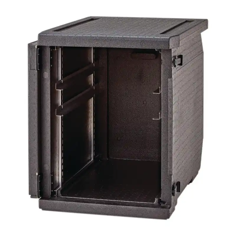 GoBox Geïsoleerde Voedselcontainer 155 Liter - Verstelbare rails - Geschikt voor 60x40 kratten Shop Nu
