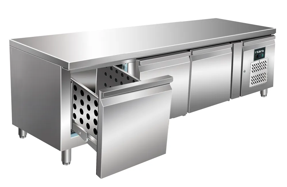 Populair SARO onderbouw koeltafel, 3 laden, UGN 3100 TN-3S