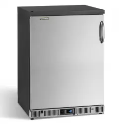 Stand Alone Vriezer Volledig Chroom Stalen Front - GF/100LSCS - Dichte Deur Links Draaiend - 600x538x840-860/880mm Direct Verzonden