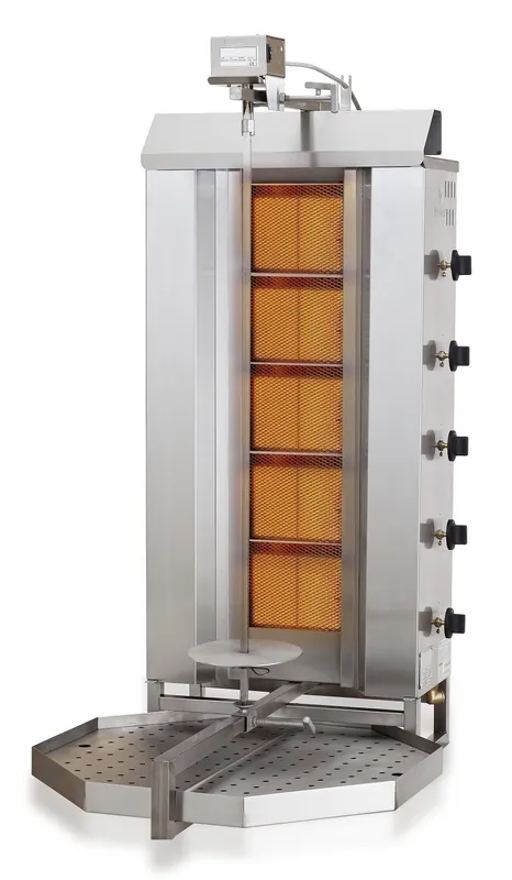 Must-Have Gyros Grill Gas - 5 Hittezones - 16,1 kW - 565x600x(H)1280mm