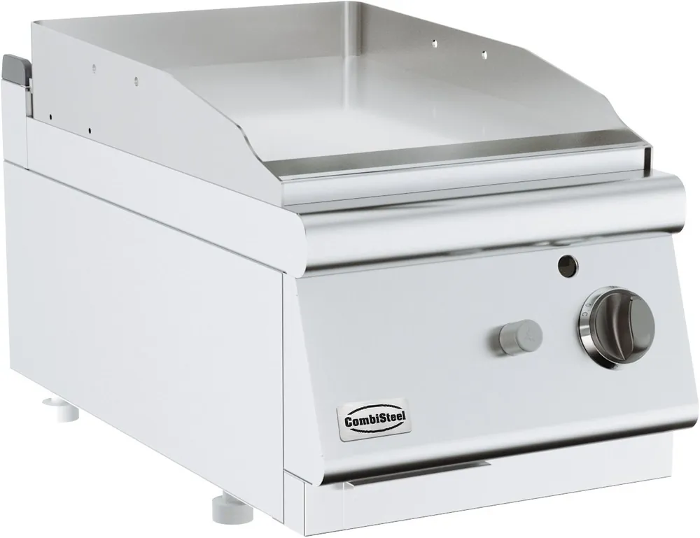 Base 700 Gasbakplaat Glad Tafelmodel - 6,5 kW - 400x700x(H)300mm Beperkt Aanbod