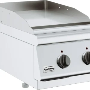 Beperkte Voorraad Base 700 Elektrische Bakplaat Verchroomd Glad Tafelmodel - 3,6 kW - 400x700x(H)300mm