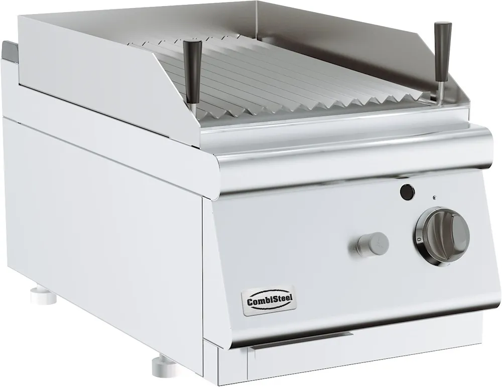 Beste Prijs Base 700 Lavasteengrill Gas Tafelmodel - 9 kW - 400x700x(H)300mm
