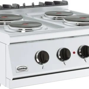 Nu Kopen Base 700 Elektrisch Fornuis Tafelmodel - 2x 2,25 en 2x 1,85 kW - 800x700x(H)300mm