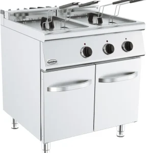 Base 700 Elektrische Friteuse - 2x 7,5 kW - 2x 10 Liter - 800x700x(H)900mm Weekendaanbieding