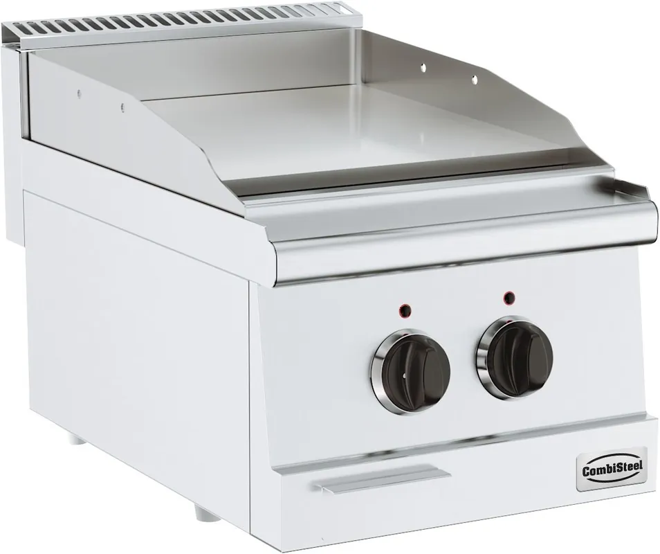 Bestseller Base 600 Elektrische Bakplaat Tafelmodel - Glad 3,6 kW - 400x600x(H)300mm