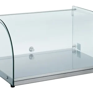 Beste Prijs Neutrale Vitrine - Gebogen Glas - 25 Liter - 554x376x(H)305mm