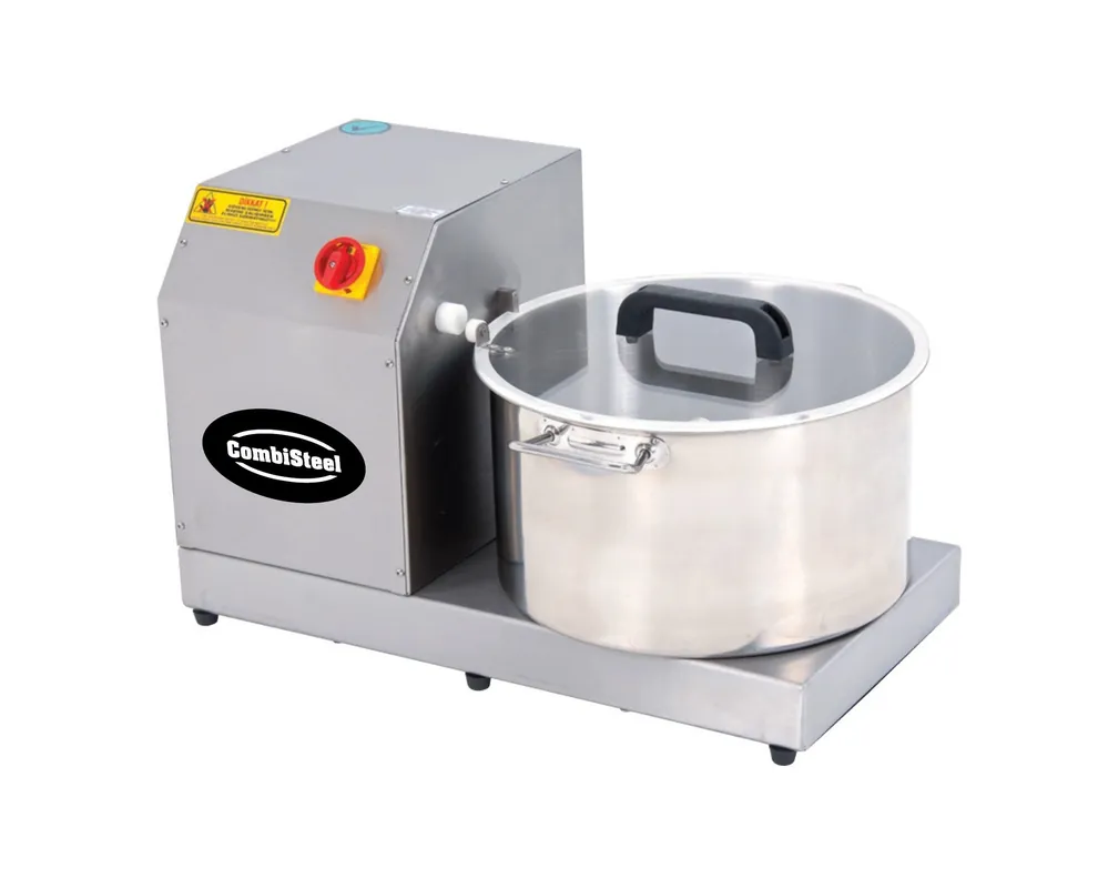 Cutter Snijmachine 400V - 2.2 kW - 8kg groenten - 4kg vlees - 3kg hummus - 490x660x(H)400mm Weekendaanbieding