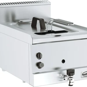 Base 600 Gasfriteuse Tafelmodel - Tapkraan - 1x 8 Liter - 400x600x(H)300mm Lage Prijs