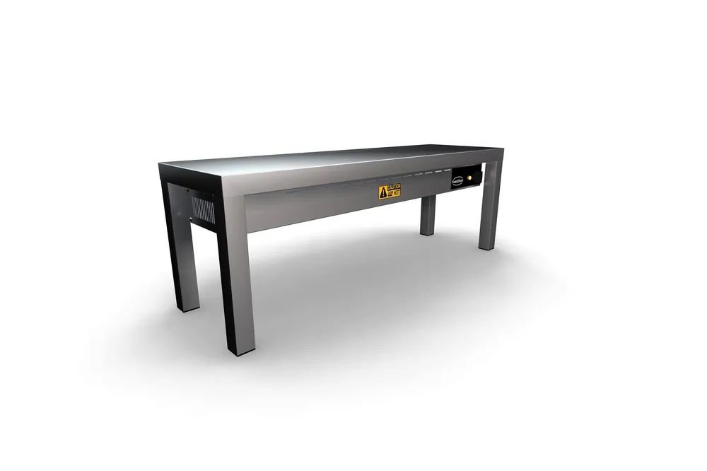 Direct Verzonden Etagere Keramisch Verwarmd - 300x(H)350mm - 1 Niveau - Beschikbaar in 6 Breedtes