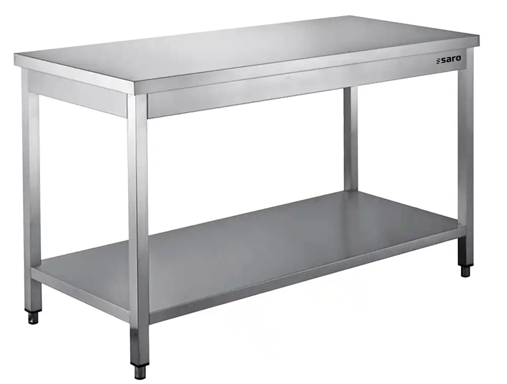SARO RVS-tafel, demont., onderblad - B 1800 x D 700 mm Dagaanbieding