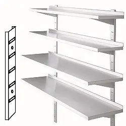 Bestel Nu Rails voor wandschappen - 300mm