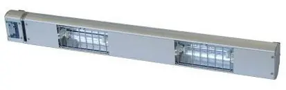 Koop Vandaag Kwartsverwarmingslamp - 2 geïntegreerde lampen / 700W - Afmeting 900mm - met Schakelaar!