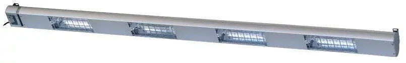 Kwartsverwarmingslamp - 4 geïntegreerde lampen / 1400W - Afmeting 1800mm - met Schakelaar! Snelle Levering