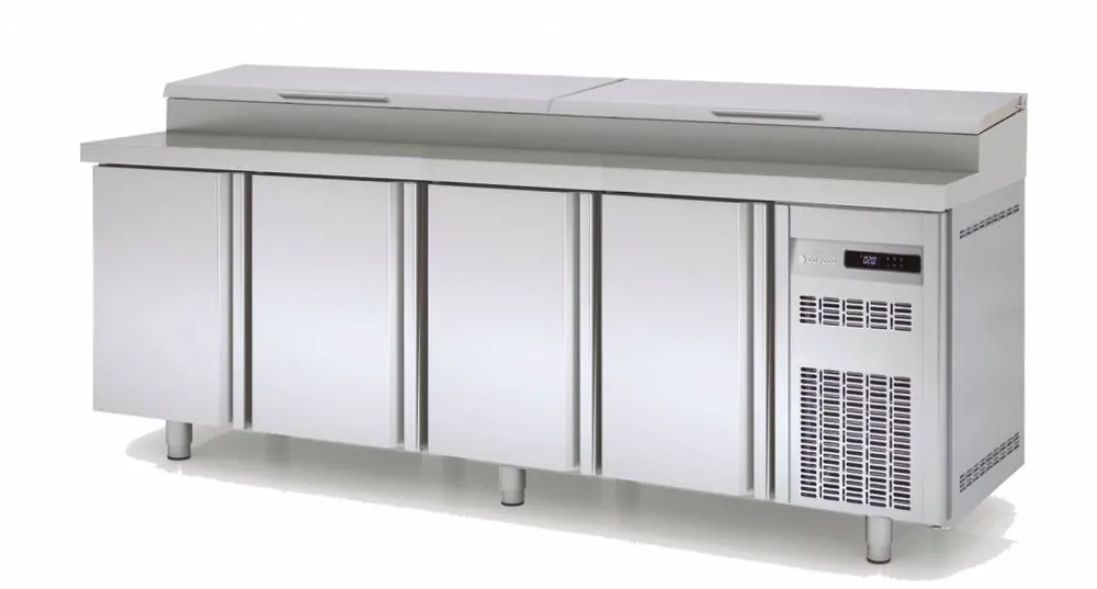 Saladette 4 Deurs - 13x 1/4GN -224,5x70x(H)104,3cm Speciale Aanbieding