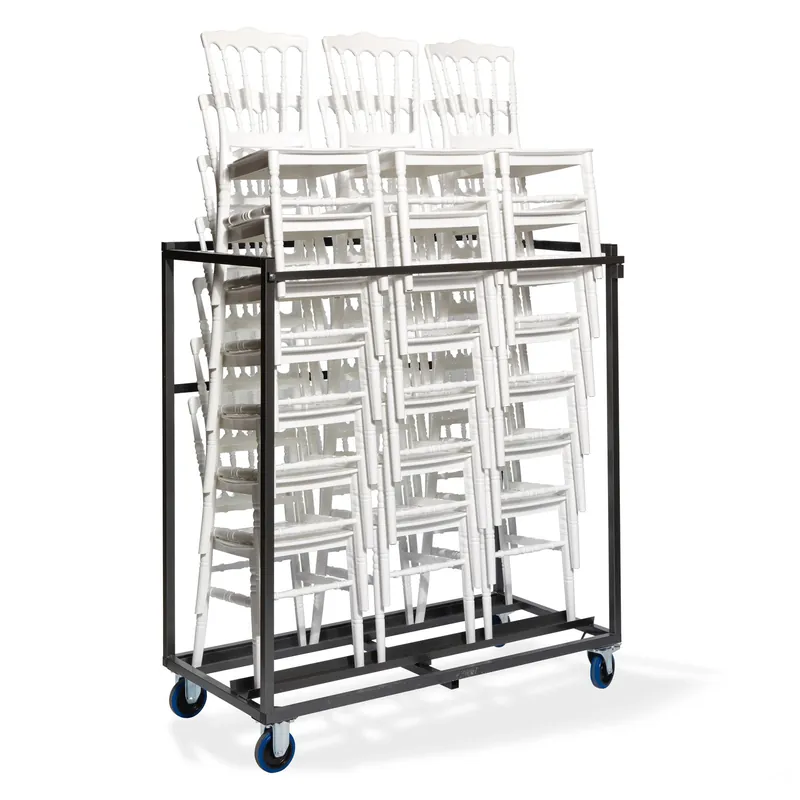 Trolley Napoleon/Tiffany Wedding Chairs - Geschikt voor 27 Stoelen Premium