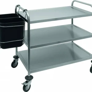 Afvalemmer 2x 8 Liter - voor Serveerwagen Lage Kosten