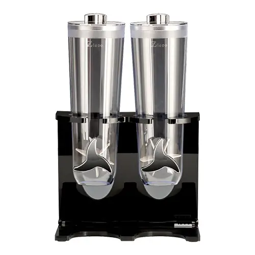 Speciale Aanbieding Polycarbonaat Muesli Dispenser - 2x 1,5 Liter - 280x170x(H)440mm