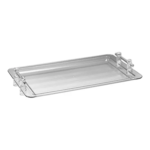 Polycarbonaat Serveertray Met Handgrepen - Transparant - 1/1 GN Beperkt Aanbod