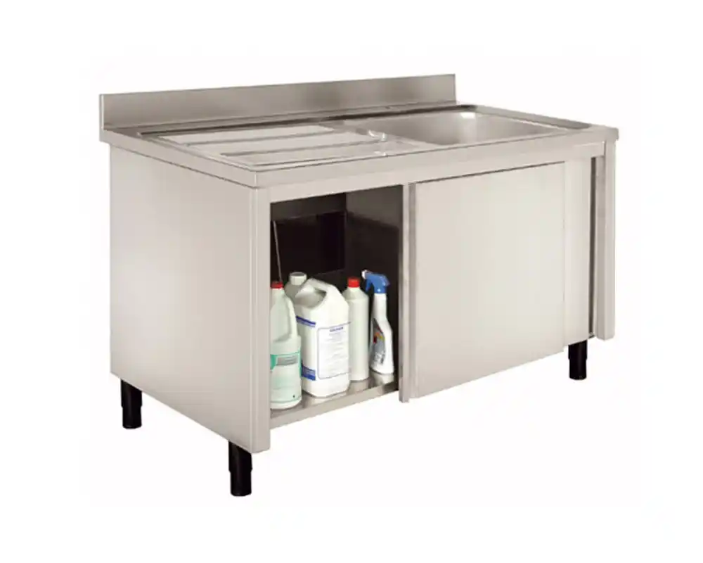 Goedkoop Spoelbak - 1 bak - linker afdruiprek - 1200(b)x700x900mm