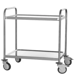 Serveerwagen 2 niveau's XXL LANG 1070x740x(h)960mm HEAVY DUTY Korting