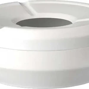 Betrouwbaar Asbak - Melamine Wit - Stapelbaar - Ø10x(H)4cm