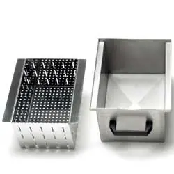 Betrouwbaar Optie: Bak RVS Met Filter Voor Afvoer (10-18kg)