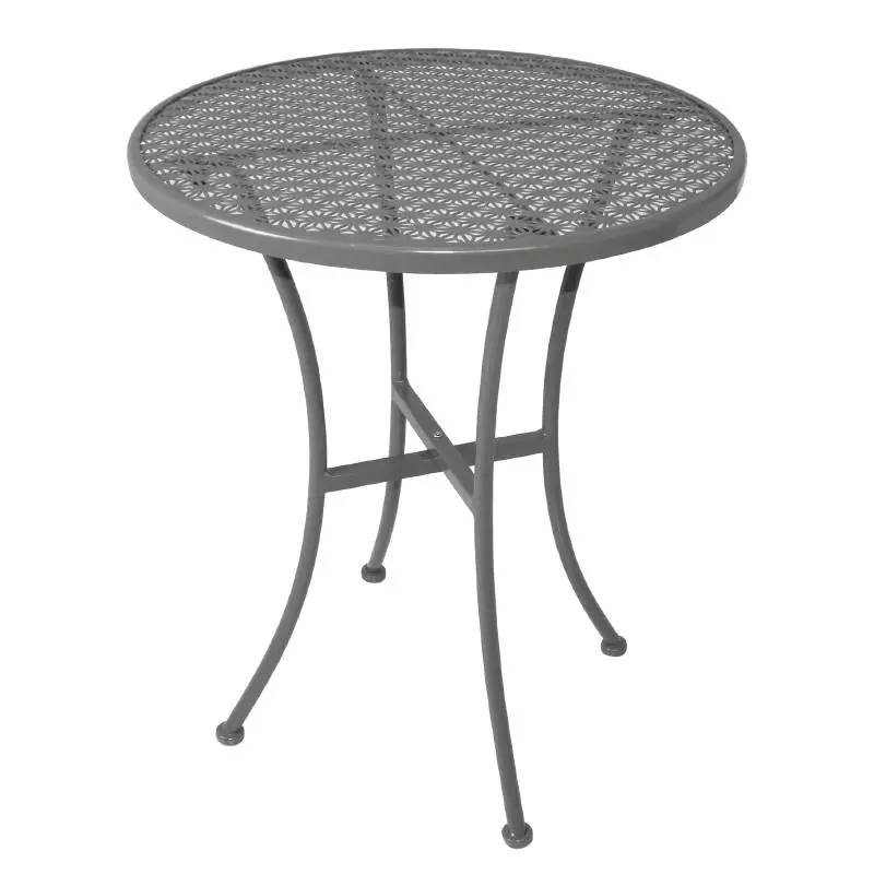 Bistrotafel Grijs Staal - Ø60cm Direct Verzonden