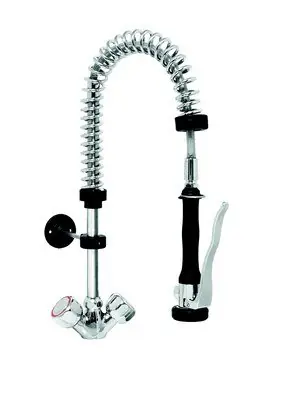 Mini Voorspoeldouche - Monobloc - Draaiknoppen - 17 L / min Must-Have