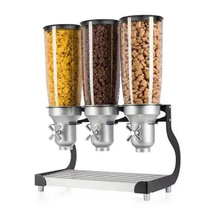 Ontbijtgranen Dispenser - 3x 5 Liter - 480x280x650mm Voordeelprijs