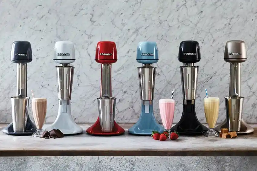 Roband Milkshake Mixer 710 ml 2 Snelheden wit Beperkt Aanbod