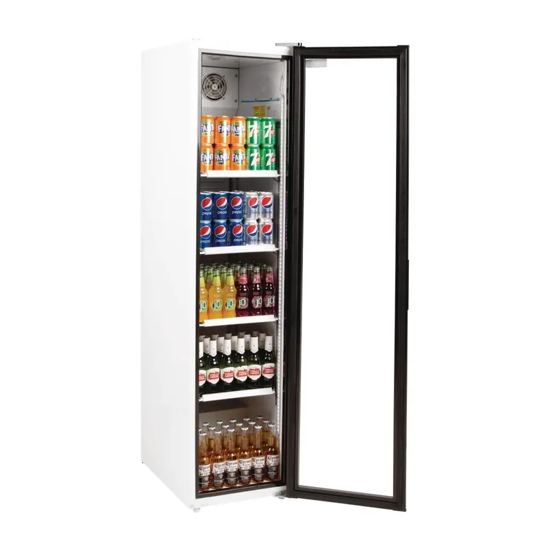 Beperkte Voorraad Slimline Flessenkoeler - 300 Liter - 4 Verstelbare Roosters - 448x680x(H)1900mm