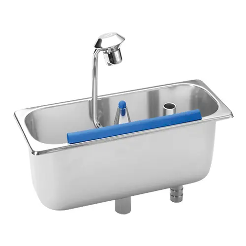 Ijsportioneer Lepelbak - RVS - Wateraansluiting - 270x110x(H)120mm Korting