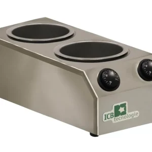 Sauzen Warmer Caraphot Mini 2 - 2x2 Liter - 0,6 kW - 200x450x(H)150mm Merkproduct