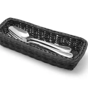 Bestekmand Zwart - 270x100x(H)45mm Direct Verzonden