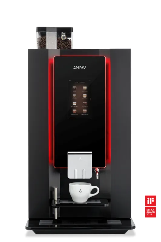 Optibean 4 XL Touch Zwart - Koffiebonen - 4 Canisters Superprijs