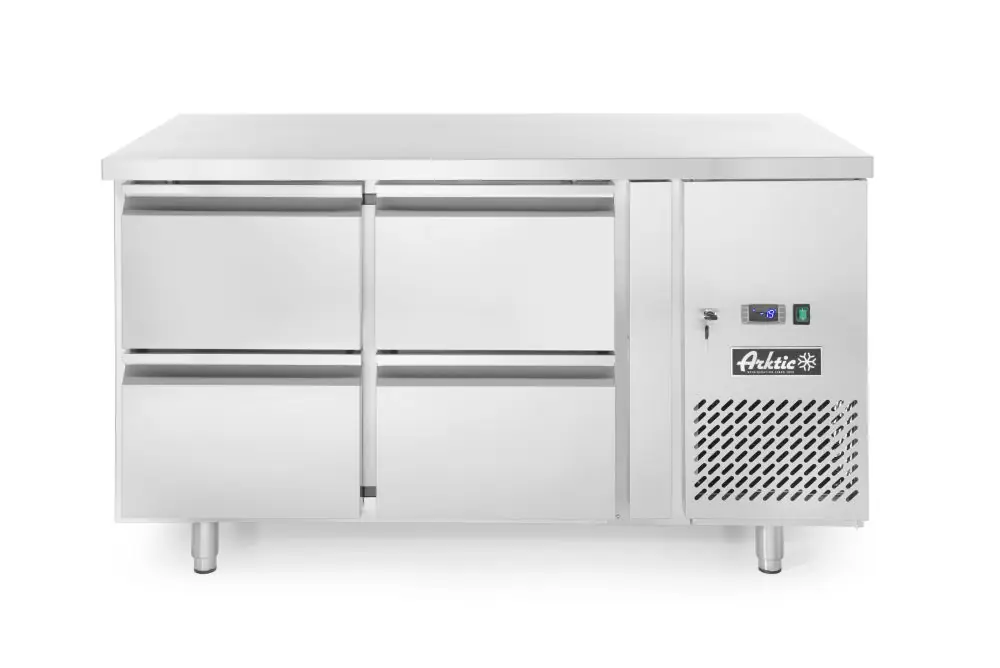Koelwerkbank Met 4 Lades Profi Line - 280 Liter - 1360x700x(H)850mm Nieuw