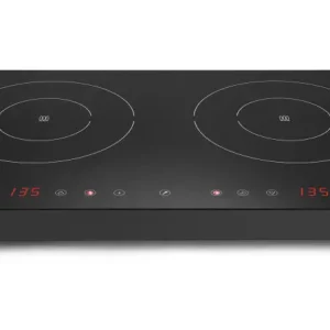 Laatste Kans Inductiekookplaat dubbel Kitchen Line - 3500W - 608x405x(h)54mm