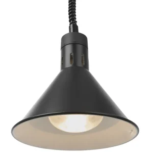 Premium Warmtelamp Verstelbaar Conisch - Zwart Model - 250W - 275x(H)250mm