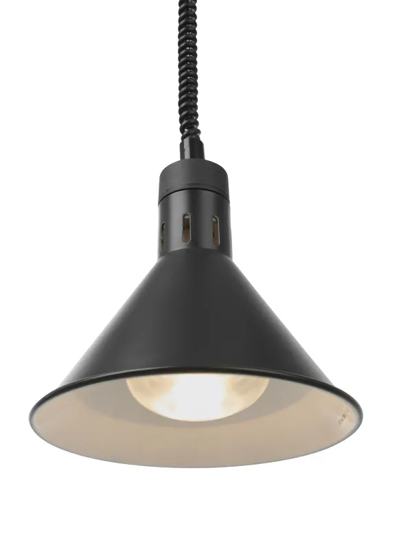 Premium Warmtelamp Verstelbaar Conisch - Zwart Model - 250W - 275x(H)250mm