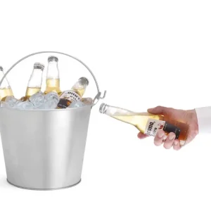 Bier Emmer - Met Flesopener In De Handgreep - Ø230x(H)180mm Meest Verkocht