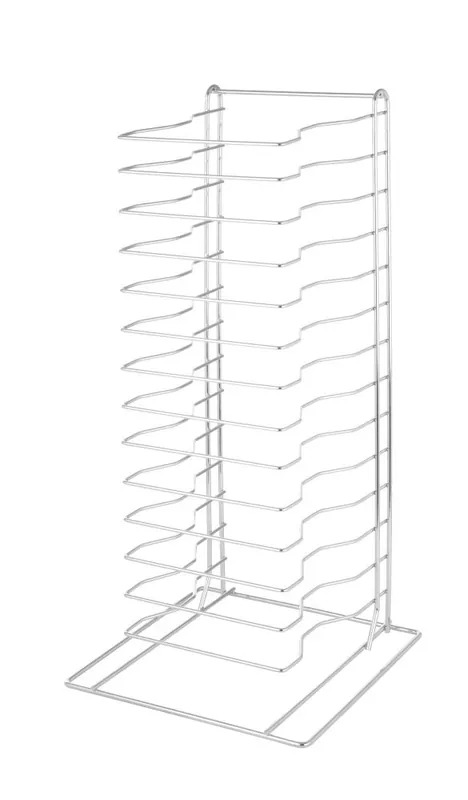 Betrouwbaar Pizza Rek Voor Platen/Pannen - 14 plekken - 300x305x(H)680mm