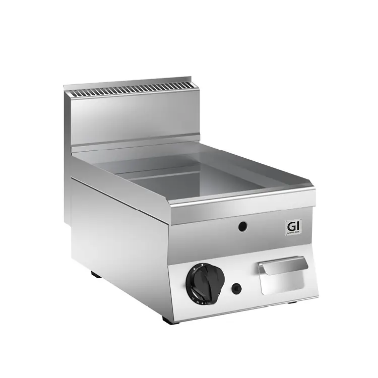 Gecertificeerd 650 HP Gasbakplaat Glad Geslepen - RVS Plaat - 5 kW - 400x650x(H)295mm